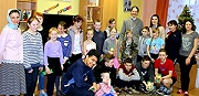 Ребят  поздравили с Рождеством воспитанники воскресной школы