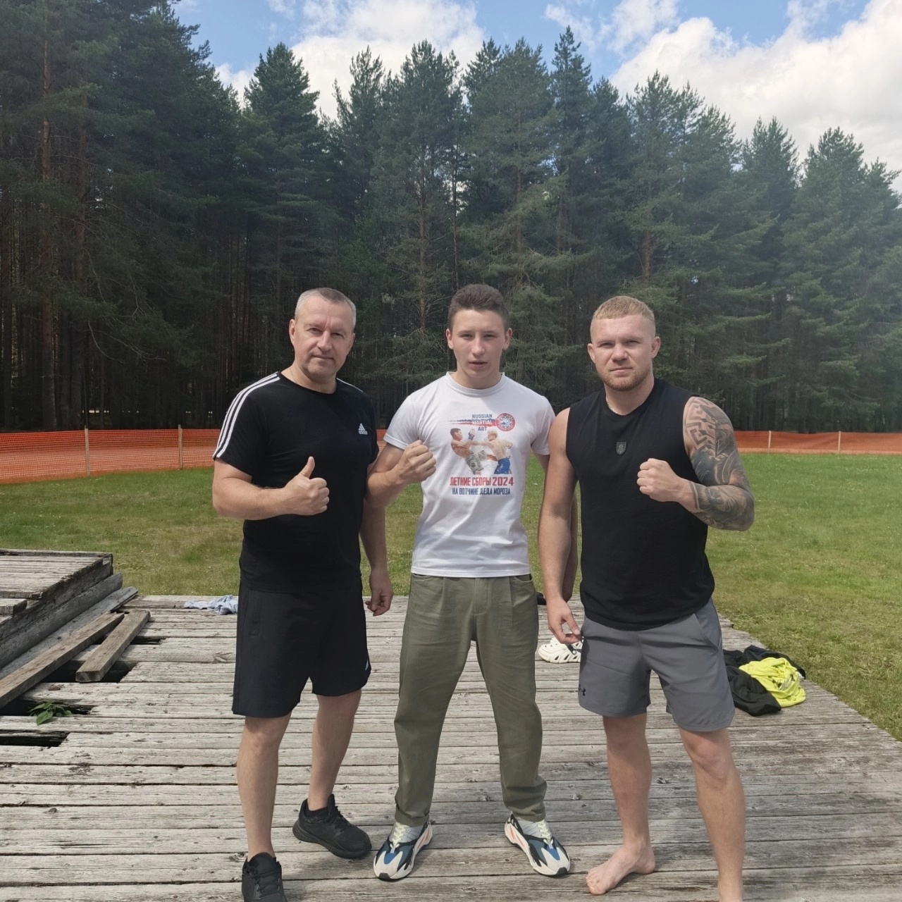 Усиленные тренировки самбистов